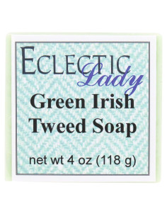 Jabón de Glicerina Eclectic Lady Green Irish Tweed 113 g