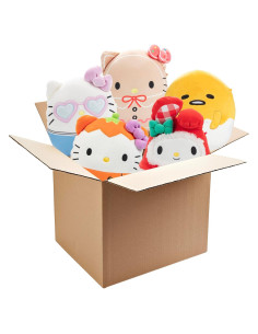 Squishmallows Caja Misteriosa Hello Kitty - Set de 3 Peluches 20.32 cm