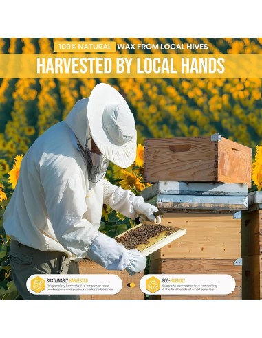 Cera de Abeja 100% Pura Browning's 0.45 kg - Grado Cosmético