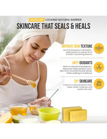 Cera de Abeja 100% Pura Browning's 0.45 kg - Grado Cosmético Cera de Abeja 100% Pura Browning's 0.45 kg - Grado Cosmético