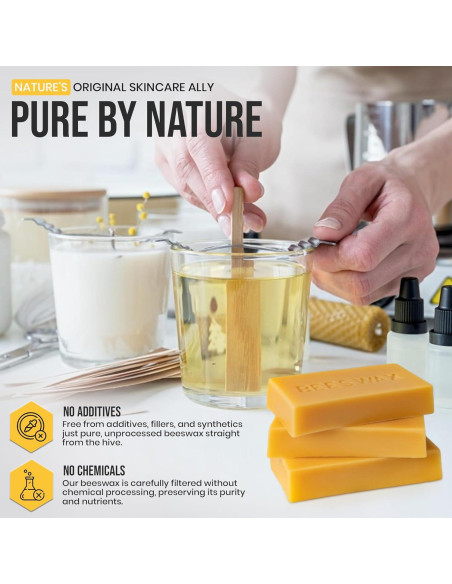 Cera de Abeja 100% Pura Browning's 0.45 kg - Grado Cosmético Cera de Abeja 100% Pura Browning's 0.45 kg - Grado Cosmético