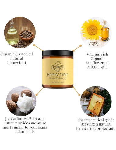BeesOline Hidratante Natural Multiusos 226g Sin Petróleo
