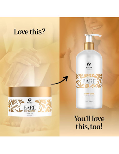 Exfoliante Pre Afeitado Maple Holistics 289g - Vello Encarnado