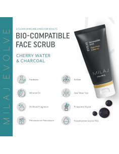 Exfoliante Facial Biocompatible MILAJ Evolve 59 ml - Carbón y Cereza 2