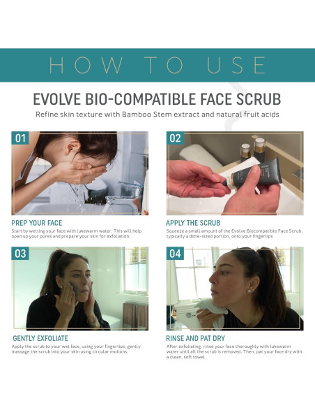 Exfoliante Facial Biocompatible MILAJ Evolve 59 ml - Carbón y Cereza