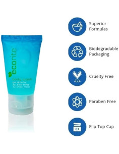 Gel de Ducha Biodegradable World Amenities 30 ml Pepino Melón 2