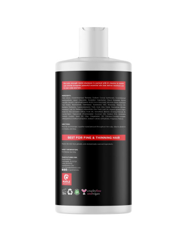 Champú Biotina Maple Holistics 500ml - Voluminizador Cabello Fino