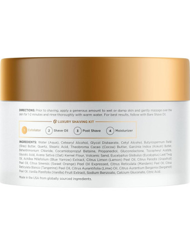 Exfoliante Pre Afeitado Bare Maple Holistics 236 ml Doble