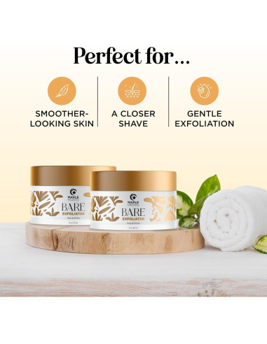 Exfoliante Pre Afeitado Bare Maple Holistics 236 ml Doble