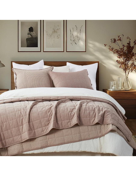 Juego de Ropa de Cama 3 Piezas Softpage Reina Caqui Arce