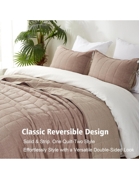 Juego de Ropa de Cama 3 Piezas Softpage Reina Caqui Arce