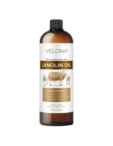 Aceite de Lanolina Velona 473 ml 100% Puro y Natural