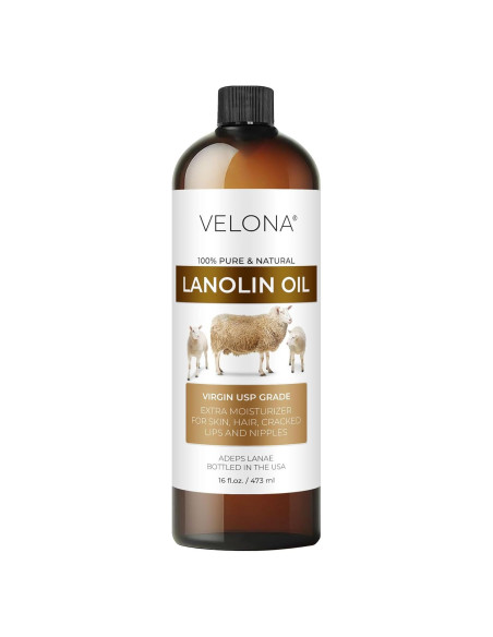 Aceite de Lanolina Velona 473 ml 100% Puro y Natural