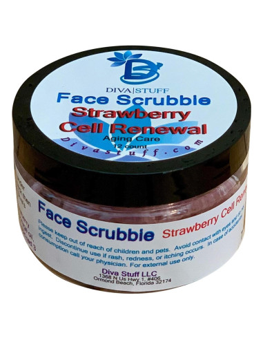 Almohadillas Exfoliantes Facial Diva Stuff - Fresa - 12 Unidades