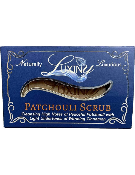 Jabón Natural Exfoliante de Pachulí Luxiny - 3 Paquetes