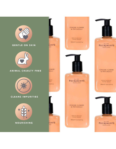 Jabón de Manos Hidratante Pecksniff's 500ml Flor de Jengibre