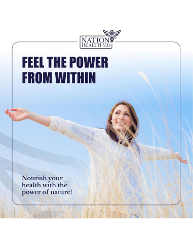 Suplemento Renovar Hígado Nation Health MD - 360 Cápsulas