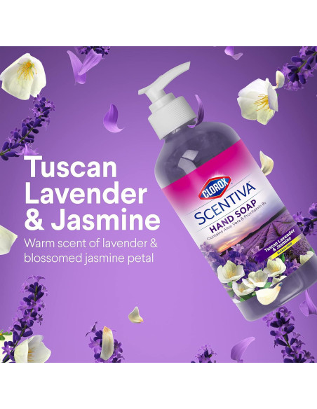 Jabón Líquido para Manos Clorox Scentiva 414 ml Lavanda y Jazmín Jabón Líquido para Manos Clorox Scentiva 414 ml Lavanda y Jazmín