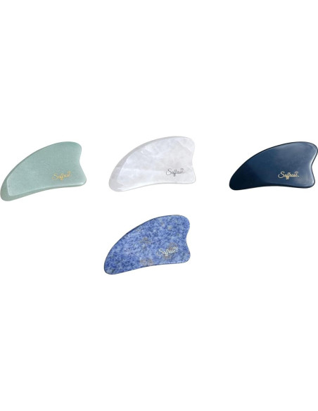 Set de Cuidado Facial 2 Piezas Aceite Azafrán y Gua Sha Set de Cuidado Facial 2 Piezas Aceite Azafrán y Gua Sha