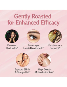 Aceite de Ricino Negro Orgánico M3 Naturals 118 ml para Cabello y Piel 2