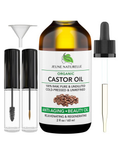 Aceite de Ricino Orgánico Jeune Naturelle 59 ml Prensado en Frío