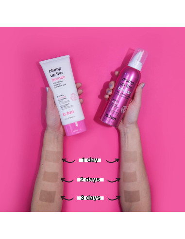 b.tan Bronceado Gradual Oscuro Whip 207ml - Espuma Diaria