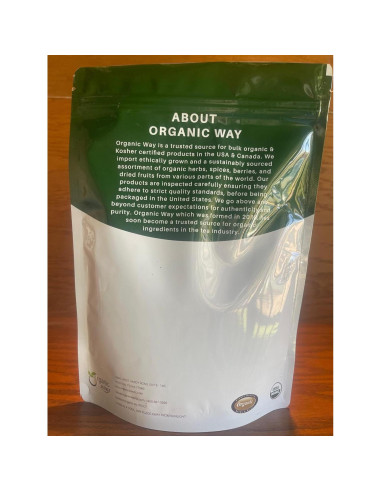 Hoja de Soursop Seco Orgánico 226.8g - Organic Way - Té Herbal