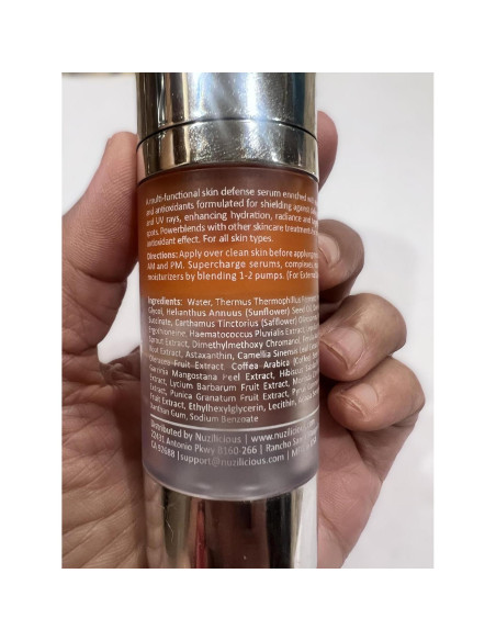 Suero de Defensa Avanzada Nuzilicious 28.35 g - Antioxidantes