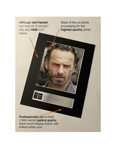 Foto Montada Firmada Cristiano Ronaldo Real Madrid 25.4x20.3 cm