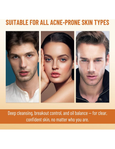 ABERA Limpiador Facial Suave 100ml con Curcumina y Niacinamida