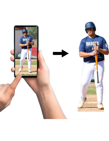 Recorte Personalizado 55.88x45.72cm DesignThatSign - Béisbol