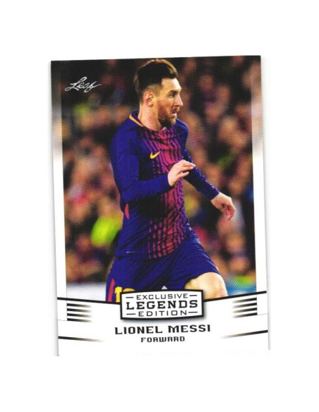 Tarjeta Coleccionable Lionel Messi 2022 Leaf Exclusiva