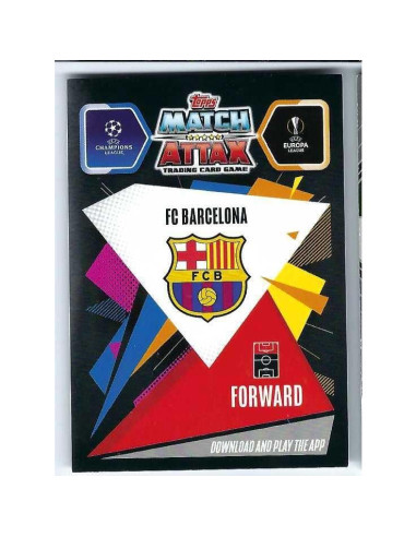 Tarjeta de Fútbol Lionel Messi 2021-22 Topps Match Attax