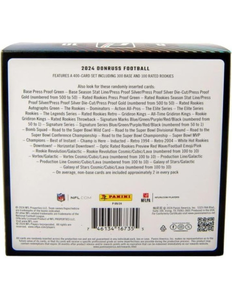 Caja de Cartas de Fútbol Panini Donruss 2024 - 60 Cartas Caja de Cartas de Fútbol Panini Donruss 2024 - 60 Cartas