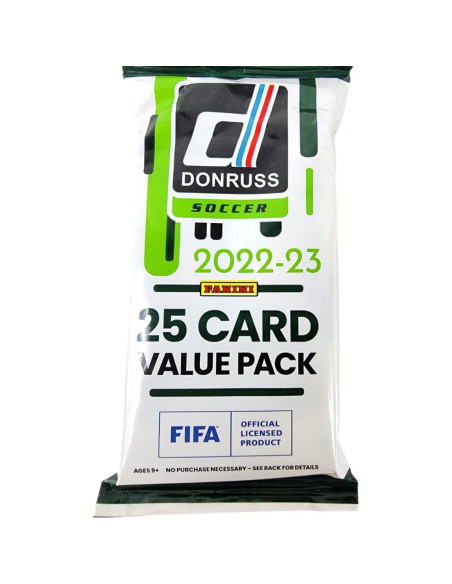 Paquete Jumbo 25 Tarjetas Fútbol Donruss 2022 StreetCards