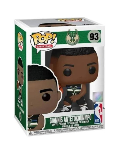 Figura POP NBA Milwaukee Bucks Giannis Antetokounmpo Multicolor