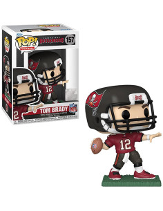 Figura de Vinilo Pop! Tom Brady Buccaneers 9.5 cm con Funda 2