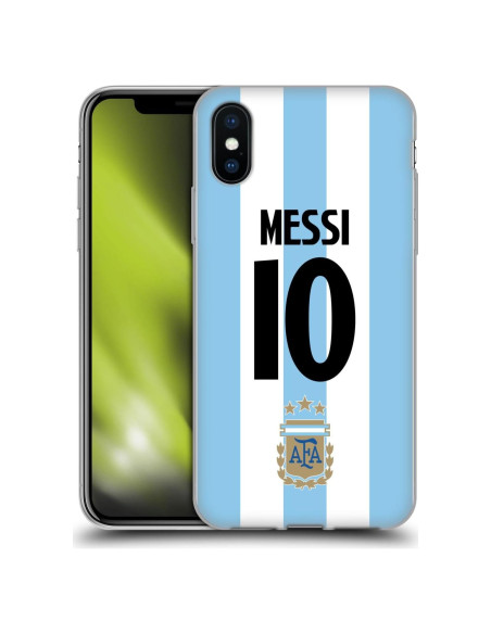 Funda de Gel AFA Lionel Messi para iPhone X/Xs - Protección Militar