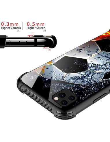 Funda Antigolpes para iPhone 13 CARLOCA Sizzling Soccer Mate