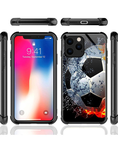 Funda Antigolpes para iPhone 13 CARLOCA Sizzling Soccer Mate