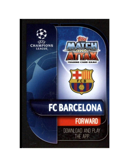 Tarjeta de Juego Topps UEFA Champions League Messi FC Barcelona Tarjeta de Juego Topps UEFA Champions League Messi FC Barcelona