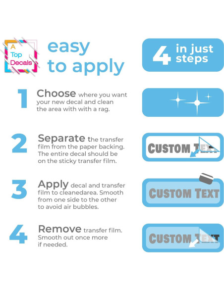 Vinilos Personalizados A TOP DESIGN - Letras Decorativas 30-254 cm Vinilos Personalizados A TOP DESIGN - Letras Decorativas 30-254 cm