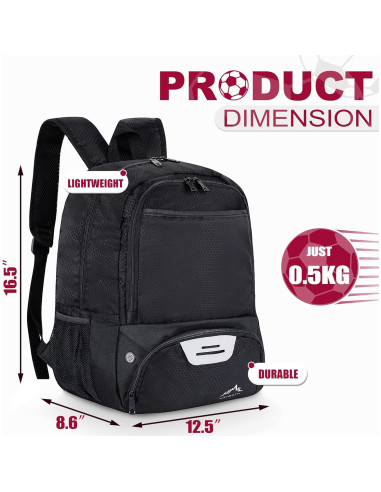 Bolsa Mochila Deportiva Himal Outdoors para Fútbol y Voleibol