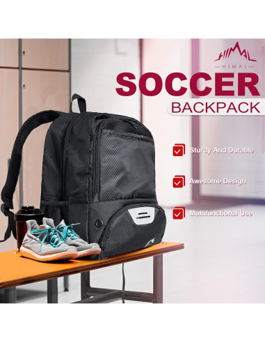 Bolsa Mochila Deportiva Himal Outdoors para Fútbol y Voleibol