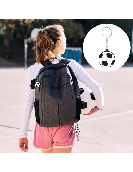 Paquete de 10 llaveros de fútbol Thinp - PVC 4cm