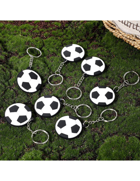 Paquete de 10 llaveros de fútbol Thinp - PVC 4cm