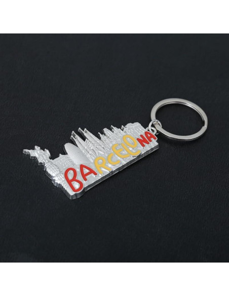 Llavero souvenir 2pcs edificios Barcelona ZENRUIMING metal