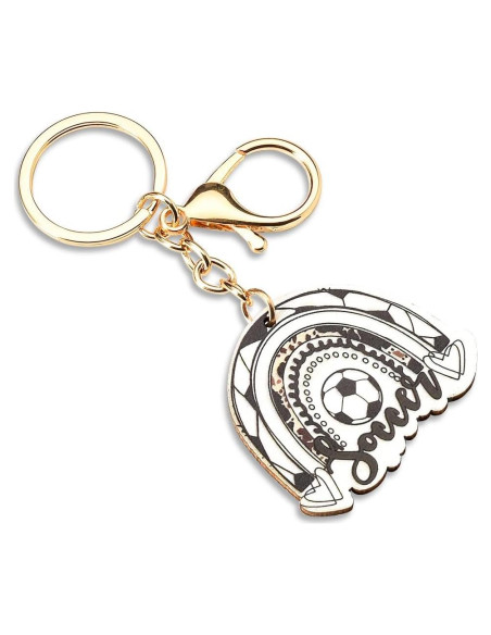 Llavero de Fútbol Mini MXXGMYJ para Mochila 12x5cm