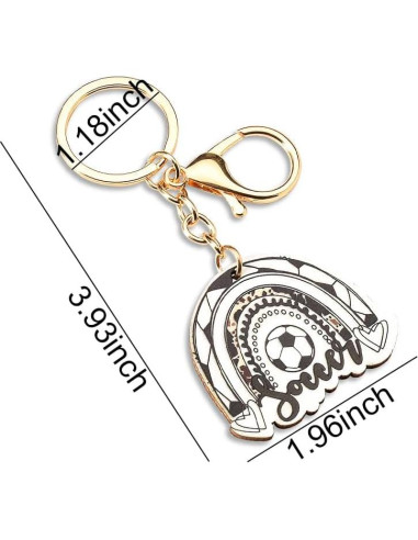 Llavero de Fútbol Mini MXXGMYJ para Mochila 12x5cm