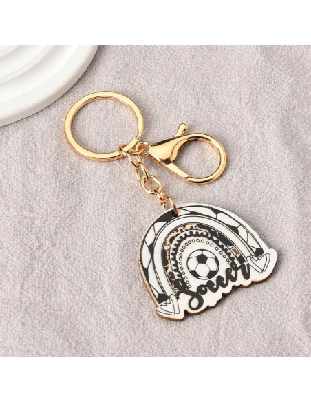 Llavero de Fútbol Mini MXXGMYJ para Mochila 12x5cm